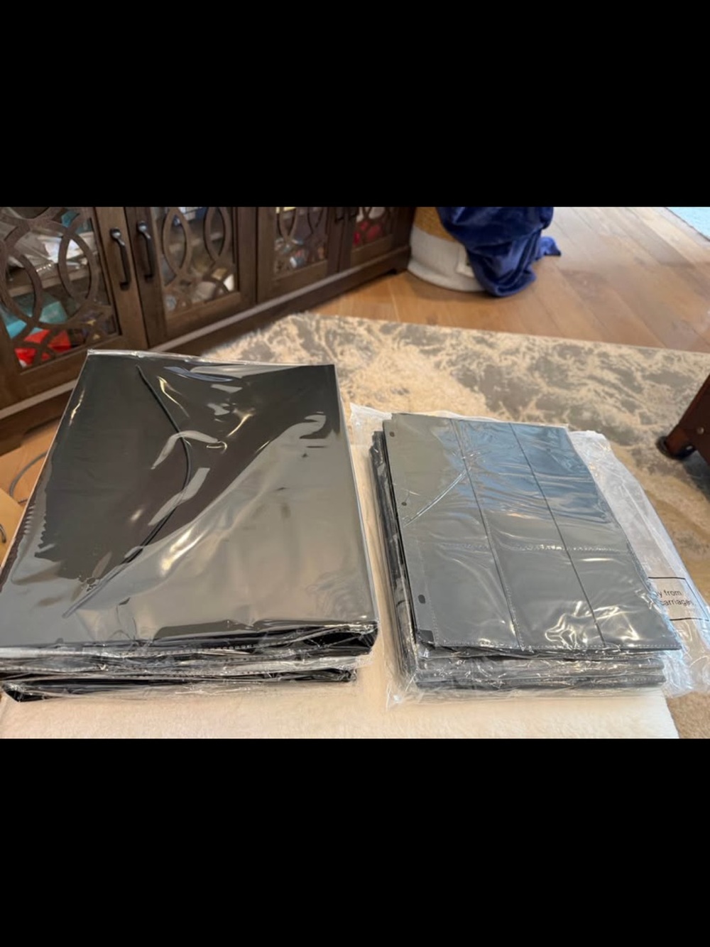 4 pack of trading card binders total of 1440 pockets new